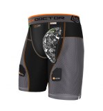 SHOCK DOCTOR kompresní hokejové šortky 375 Ultra PowerStride Hockey Short w/AirCore™ Hard Cup 0