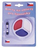 SPORTTEAM barvy na obličej ČR 1 0