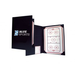 BLUE SPORTS trenérská tabule hokej ve složkách 28 cm x 38 cm 