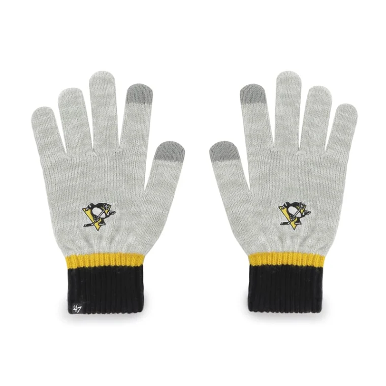 47 BRAND pletené rukavice NHL Pittsburgh Penguins Deep Zone ’47