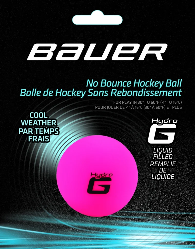 BAUER míček Hydro G Cool Pink studené počasí