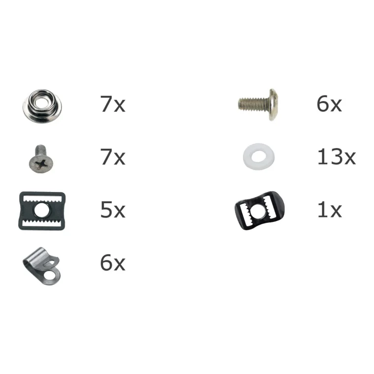 BAUER monstážní sada k brankářské masce Goal Mask Hardware Kit