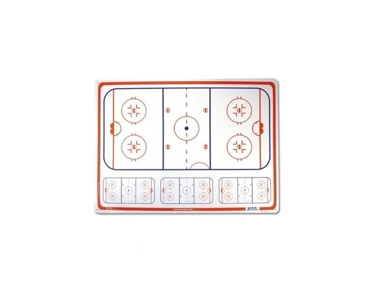 BLUE SPORTS trenérská tabule hokej nalepovací