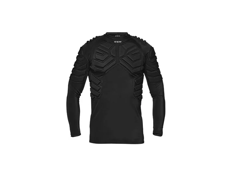 CCM triko s dlouhým rukávem Padded Goalie Shirt LS JR