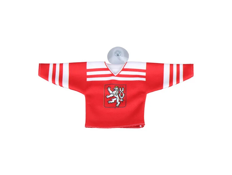 ČESKÝ HOKEJ mini dres reprezentace ČSR 1947 retro červený