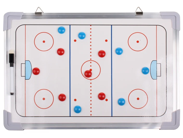 MERCO magnetická trenérská tabule závěsná Hokej 45x30