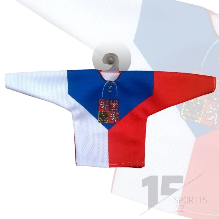ČESKÝ HOKEJ mini dres reprezentace ČR 2014 vlajka