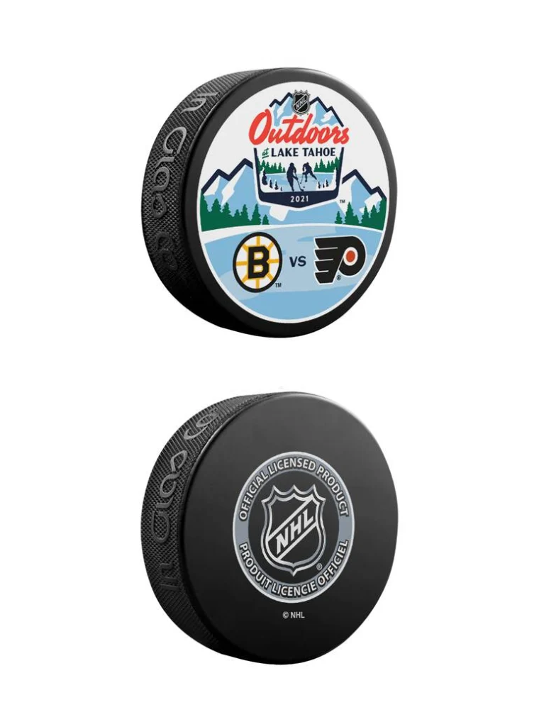 NHL fanouškovský puk Lake Tahoe Dueling Blister