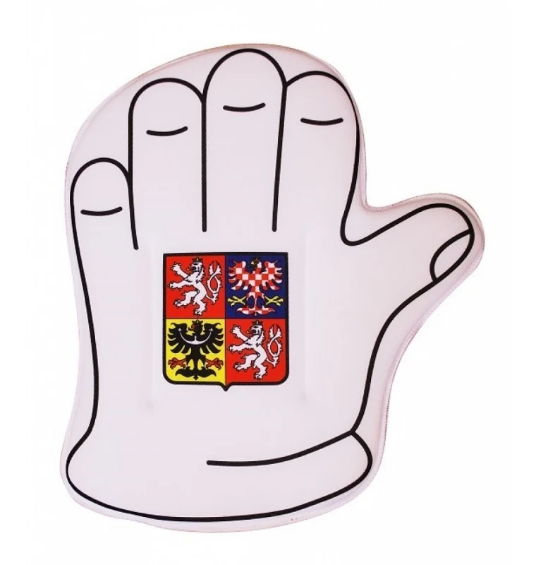 SPORTTEAM fanouškovská rukavice velká ČR