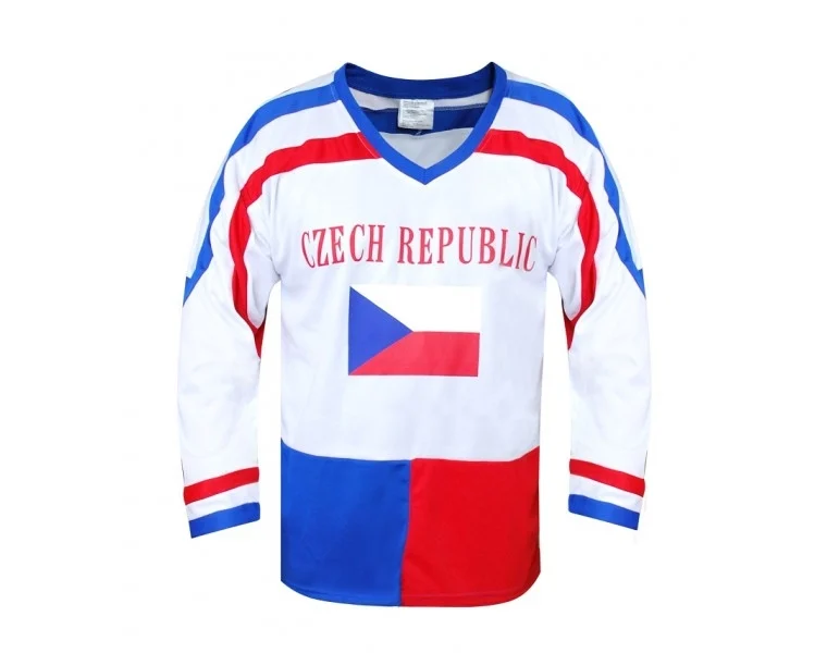 SPORTTEAM hokejový dres reprezentace ČR Česko bílý Czech