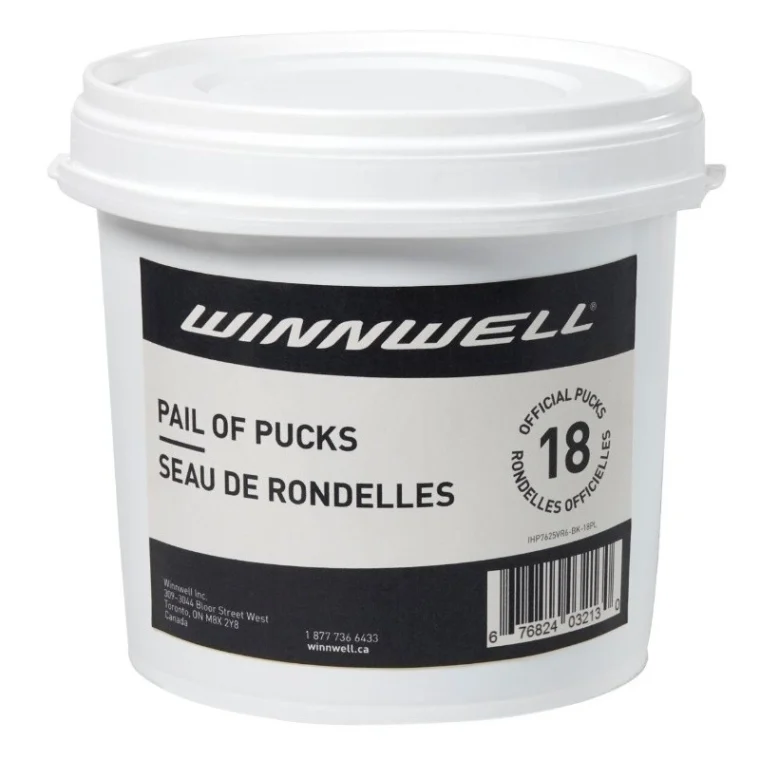 WINNWELL hokejový puk černý oficiální 18 ks