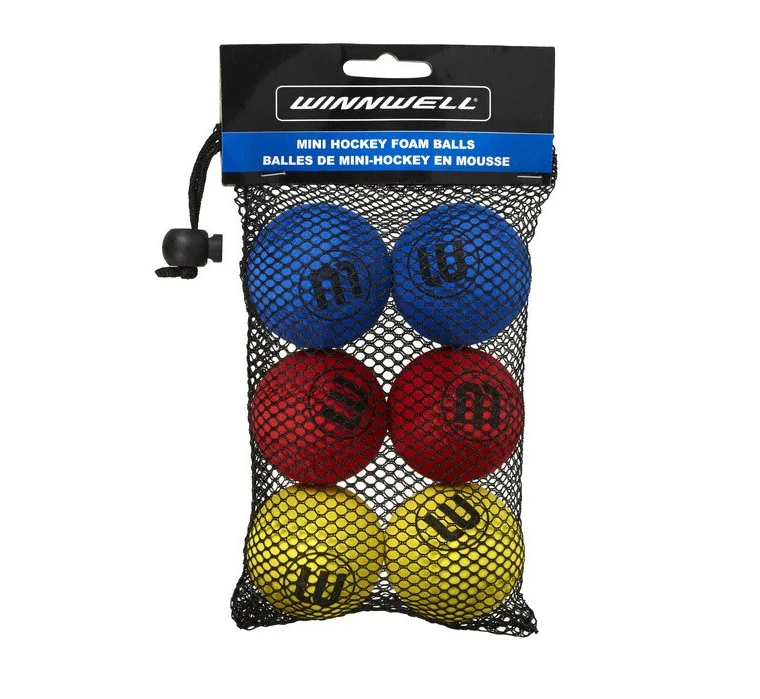 WINNWELL pěnové míčky barevné 6 pack